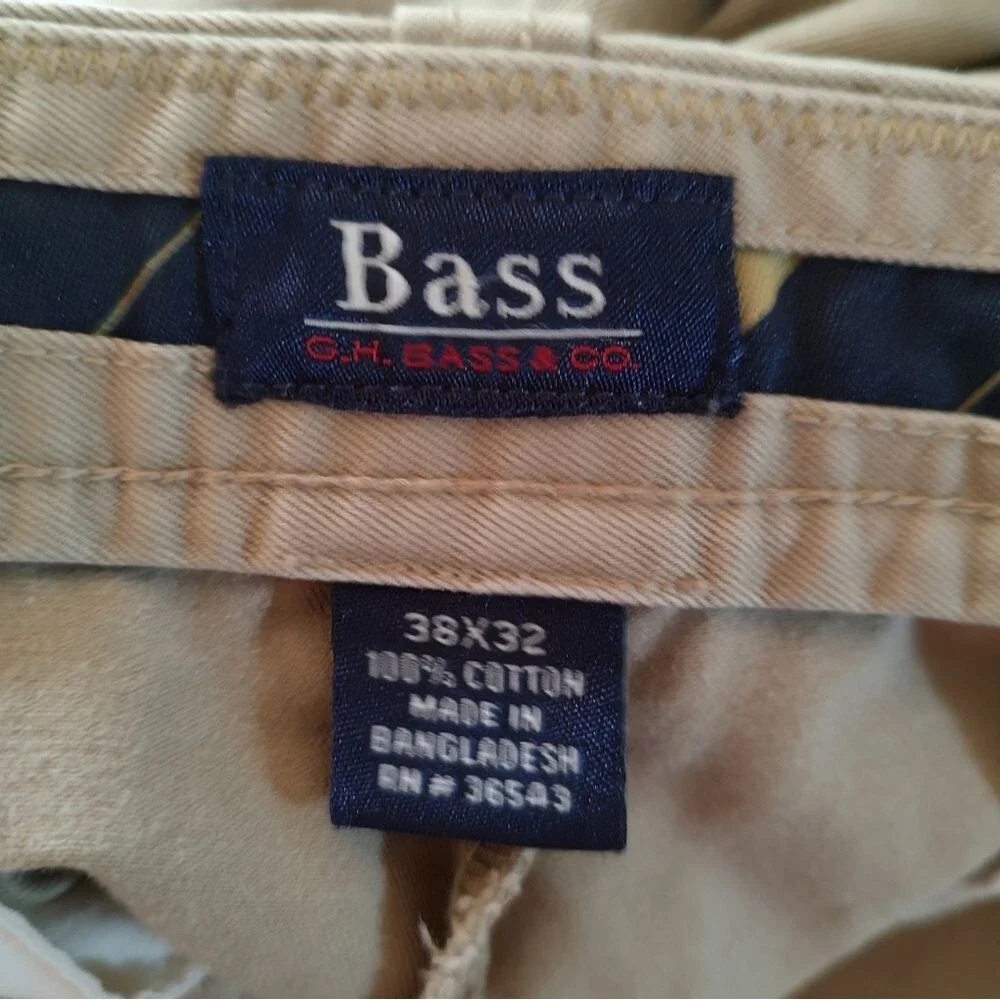 Bass Men's Khaki Pants 38 X 32